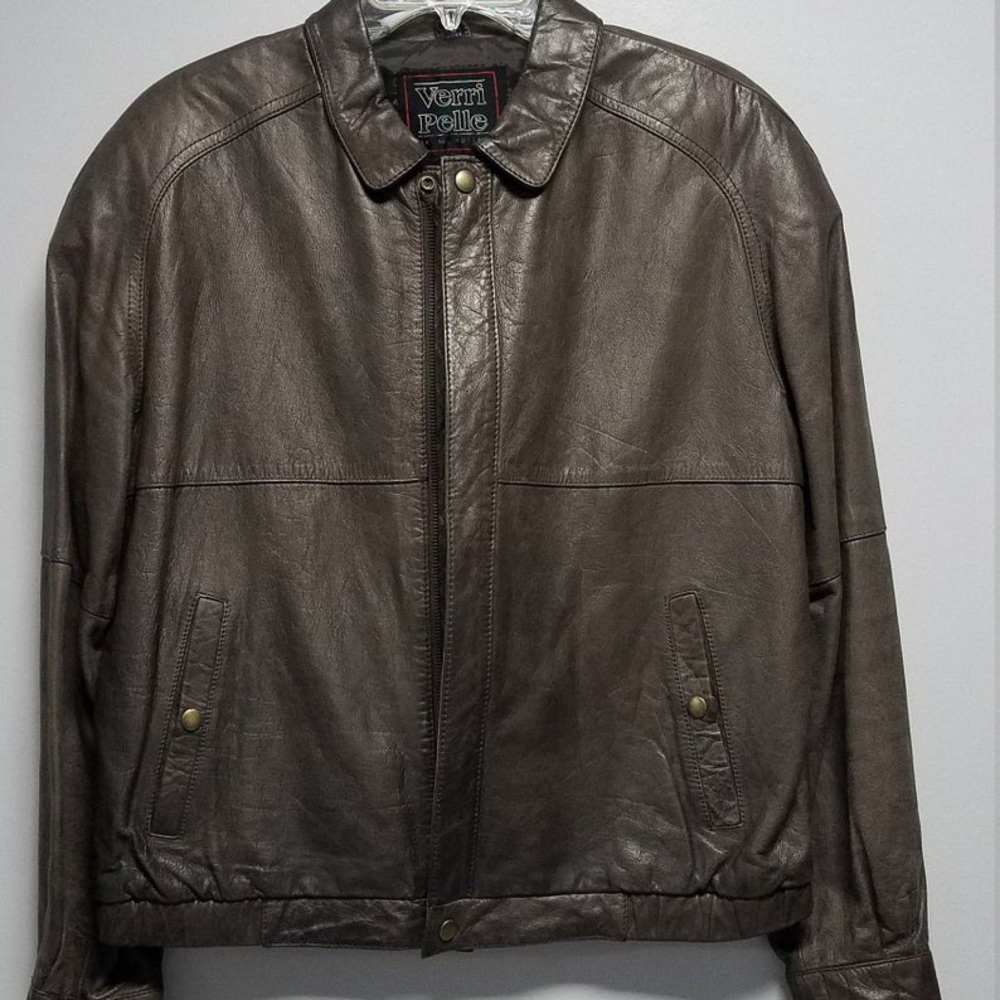 Julian Verri Pelle Men’s Leather Jacket (M)